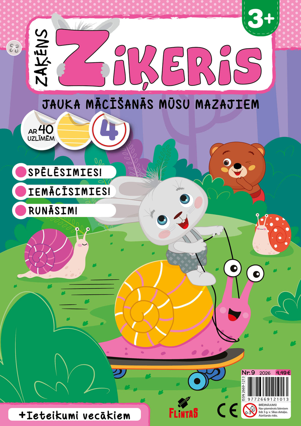 Kiškutis Mikutis magazine cover
